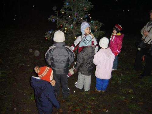 Rozsvícení vánočního stromečku v Moravěvsi
