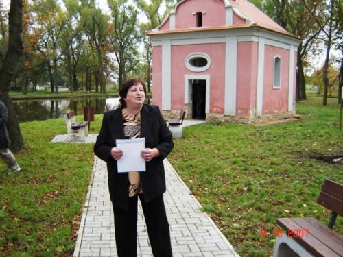 I. výročí vybudování oddechového prostoru v Moravěvsi